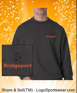 BRIDGEPORT- Design Gildan Sweatshirt 50/50 Heavyweight Ultra Blend Crew Neck Design Zoom